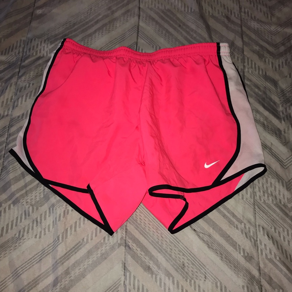 Hot pink nike shorts